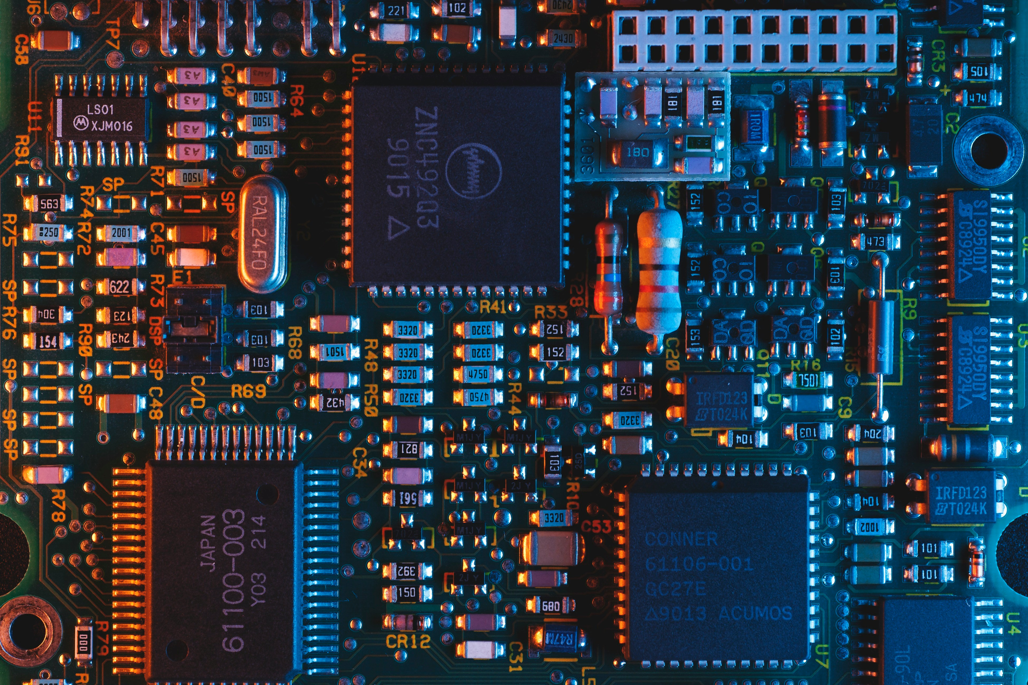 Circuit board technology representing IT compliance infrastructure